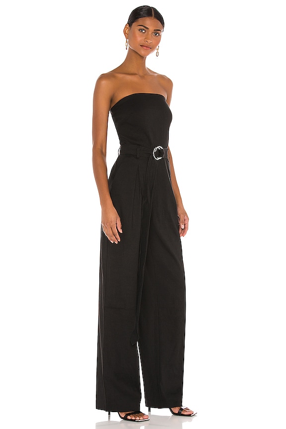 view 2 of 3 Strapless Jumpsuit in Noir