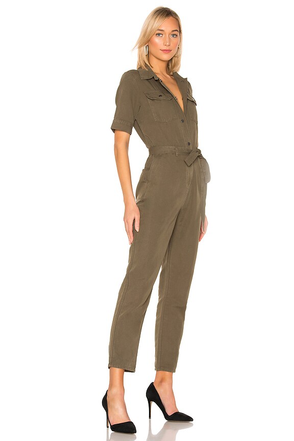 view 2 of 3 BELTED ジャンプスーツ in Army Green