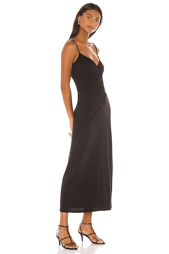 view 2 of 3 Ruched Cami Dress in Noir