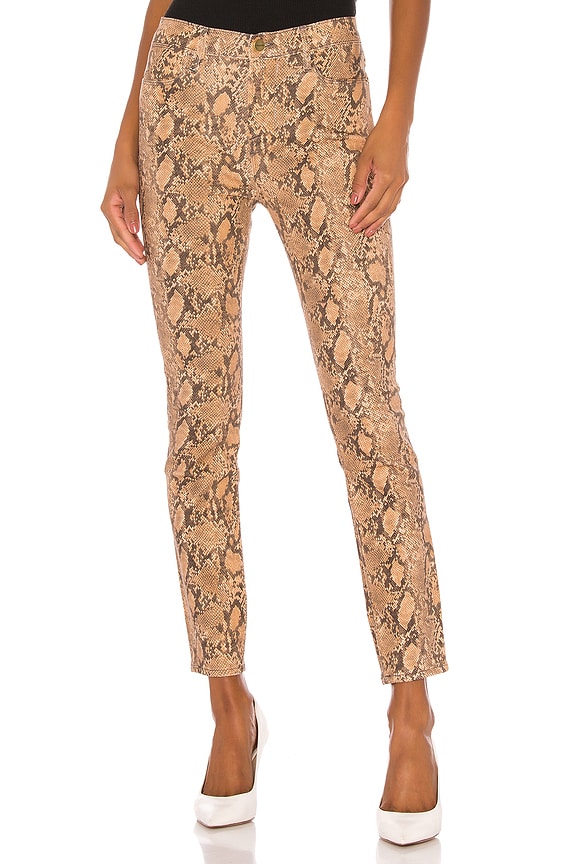 view 1 of 4 Le High Skinny in Coated Python