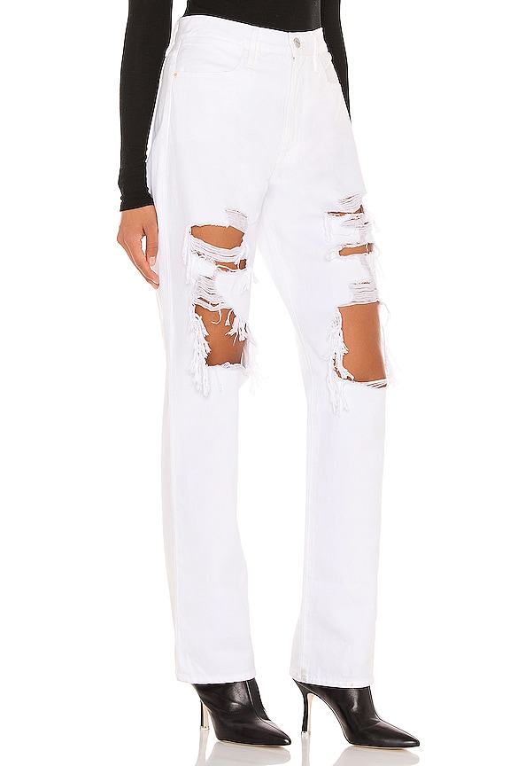 view 2 of 4 Le Hollywood in Rumpled Blanc Rips