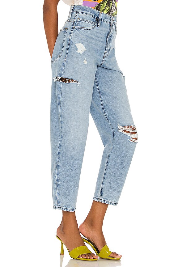 view 2 of 5 PIERNA ANCHA BARREL in Nappa Rips