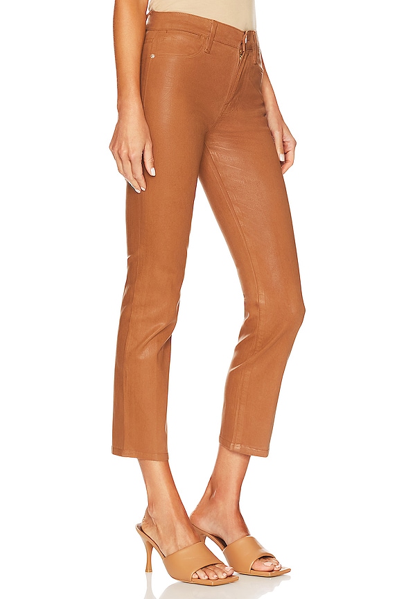 view 2 of 4 Le High Straight Coated in Latte