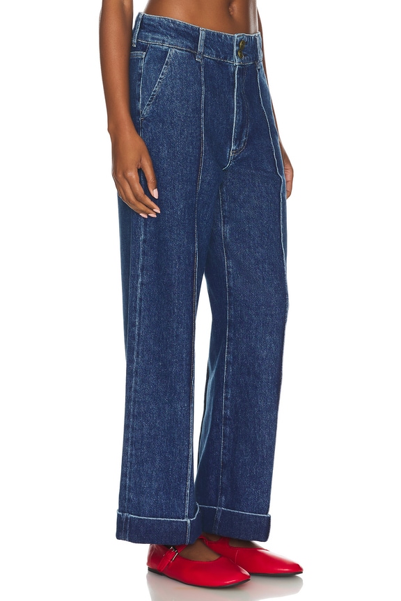 view 2 of 4 70'S CUFFED CROP ストレート in Lago Di Como