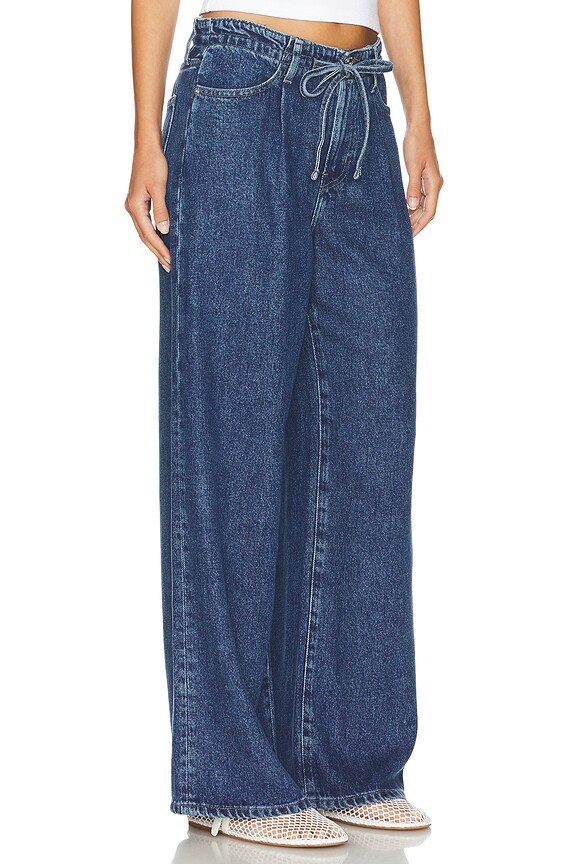 view 2 of 6 SUPER DRAPE DRAWSTRING ワイドレッグ in Ghost