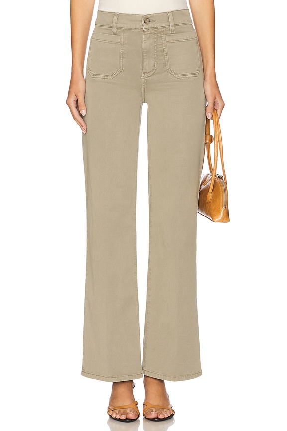 view 1 of 6 PIERNA ANCHA LE SLIM PALAZZO MODERNIST in Thyme