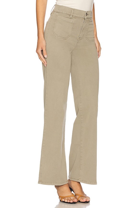 view 2 of 6 PIERNA ANCHA LE SLIM PALAZZO MODERNIST in Thyme