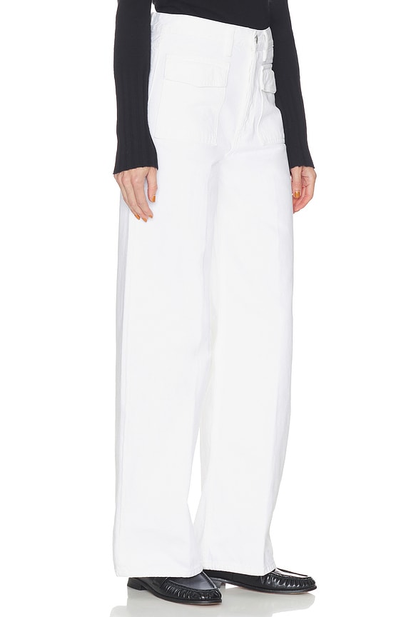 view 2 of 6 PIERNA ANCHA COLLEGIATE in White