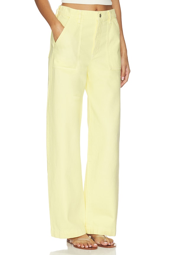 view 2 of 6 The Bow Cargo Jean in Lemon