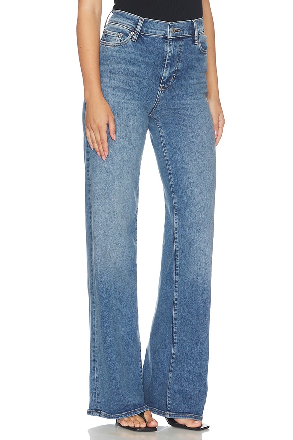 view 2 of 6 Le Slim Palazzo Long Jeans in Gossamer