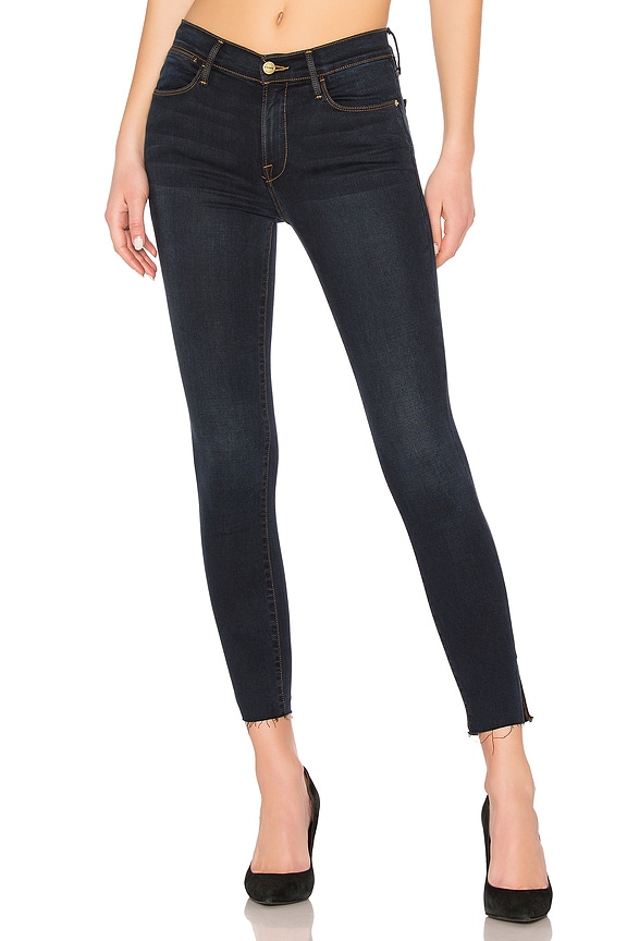 FRAME Le High Skinny Slit Jean in Fonda | REVOLVE