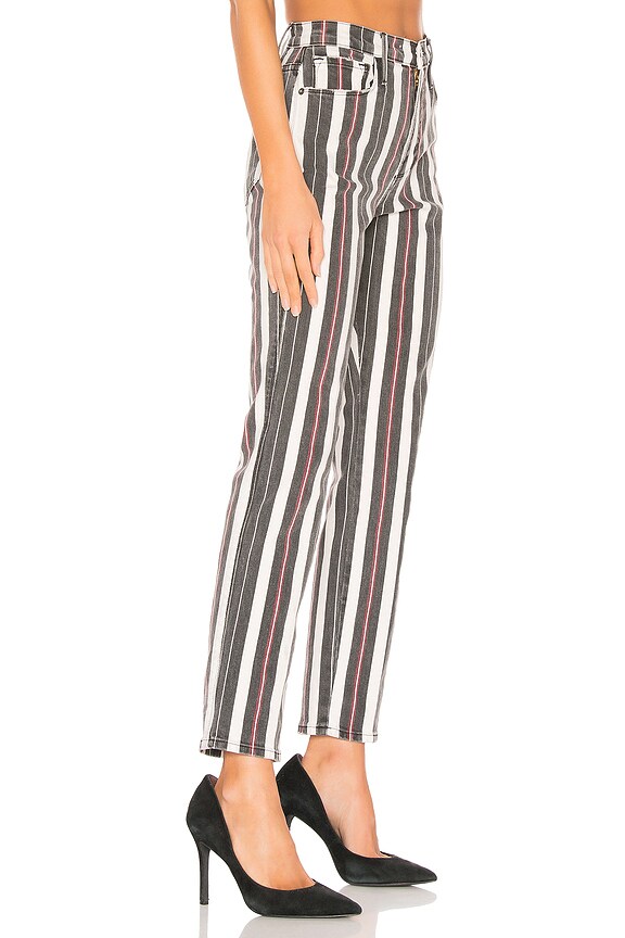 view 2 of 4 JEAN PIERNA RECTA LE SYLVIE in Band Stripe