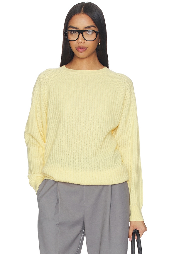 view 1 of 4 The Cashmere Sunbeam Sweater in Canary