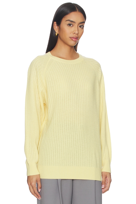 view 2 of 4 The Cashmere Sunbeam Sweater in Canary