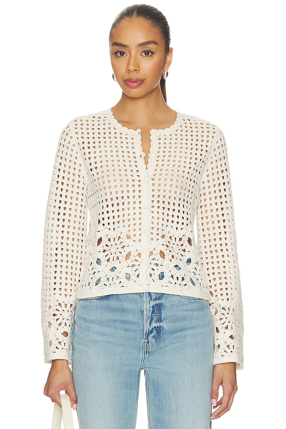 view 1 of 5 The Postcard Cardi in Cream