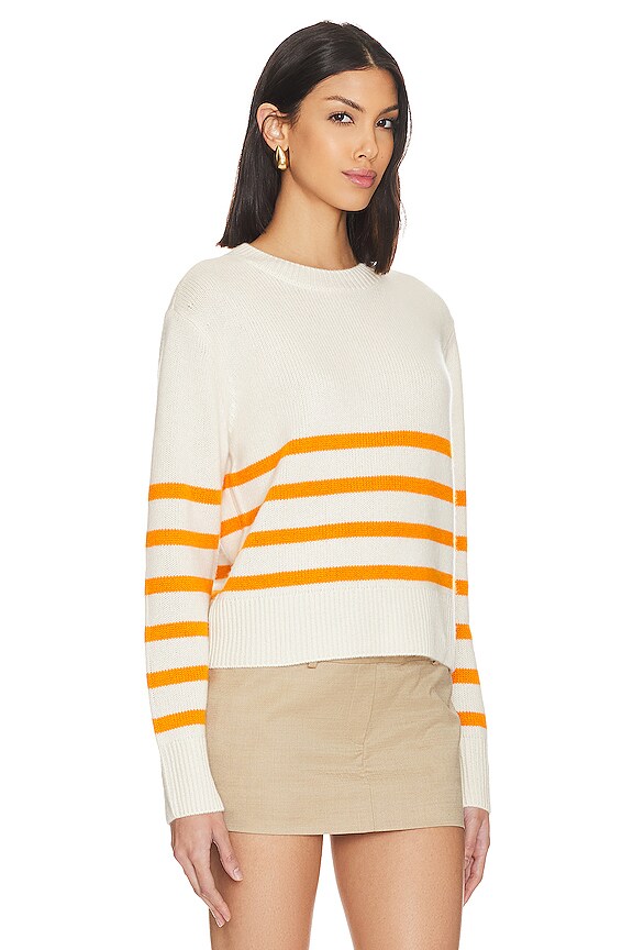 view 2 of 4 CLEAN CREWNECK 스웨터 in Nectarine Multi