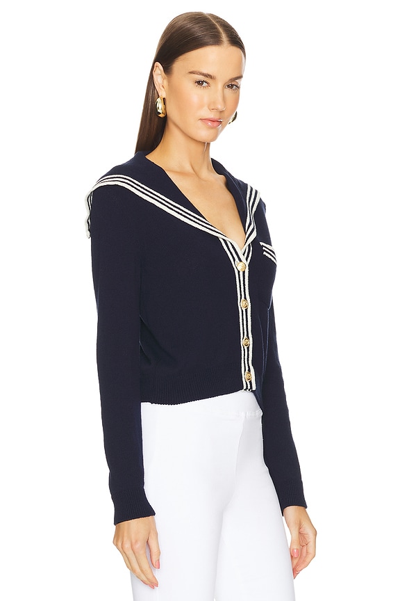 view 2 of 4 Sailor Cardi in Navy Multi