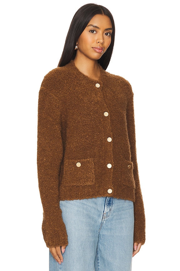 view 2 of 4 КАРДИГАН С НАКЛАДНЫМИ КАРМАНАМИ in Camel