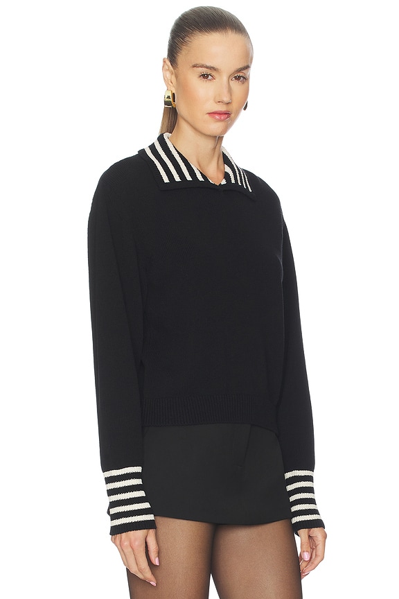 view 2 of 4 The Sailor Pull Over in Black Multi
