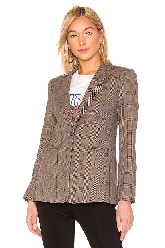 view 2 of 5 Classic Single Blazer in Brown Multi