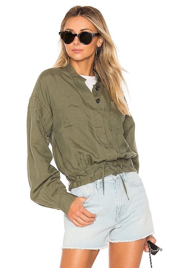 view 2 of 5 Double Pocket Jacket in Army Green