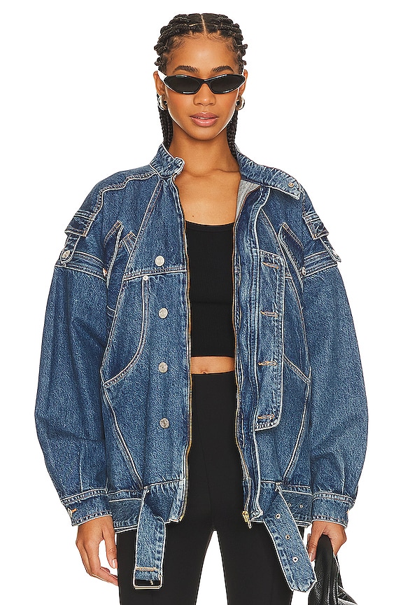 view 2 of 5 BLOUSON EN JEAN MC in Pond