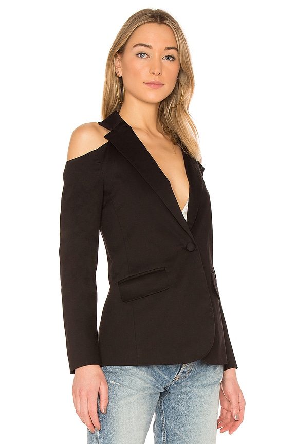 view 2 of 4 SHOULDERLESS 자켓 in Noir