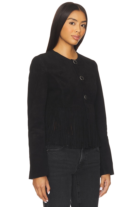 view 2 of 4 The Saddle Jacket in Black