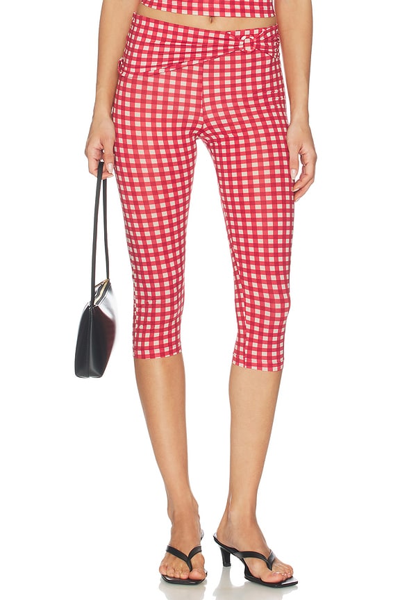 view 1 of 6 x Alexandra Leclerc The Casino Capri in Red Check