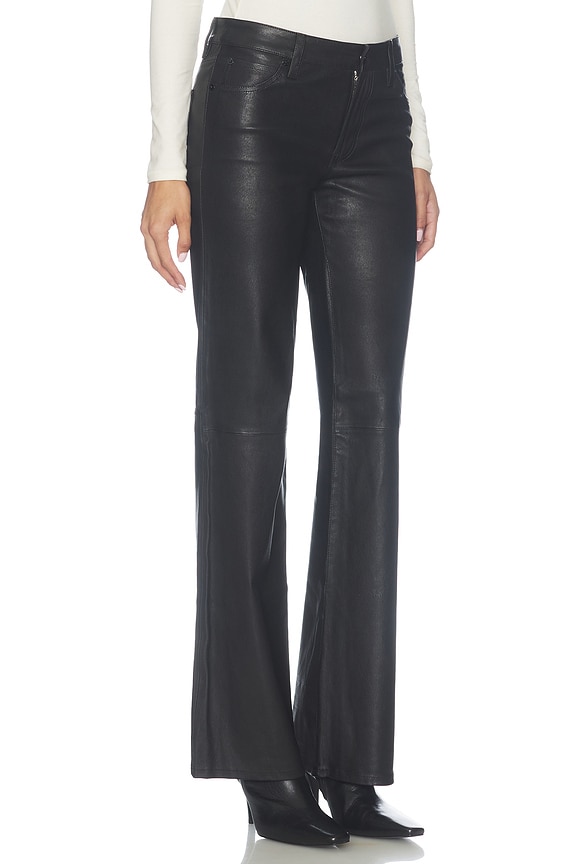 view 2 of 6 The Leather Rodeo Pant in Black