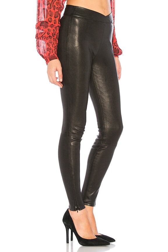 view 2 of 4 PANTALON OVERLAP WAIST in Noir