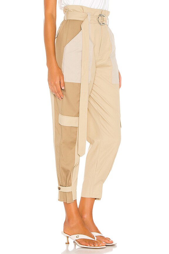view 2 of 4 Tonal Blocked Cargo Pant in Khaki Multi