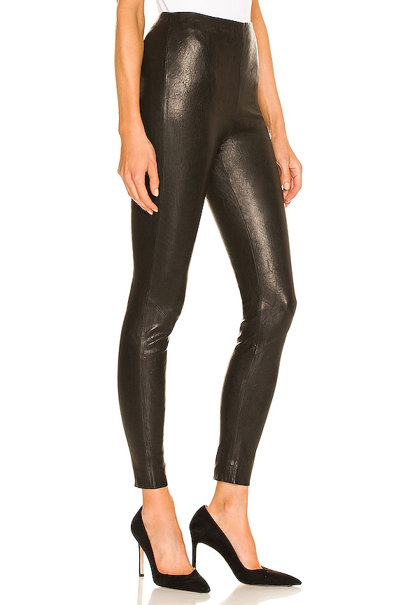 view 2 of 4 Leather Legging in Noir