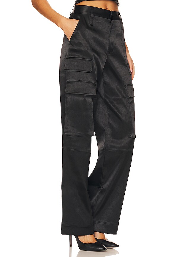 view 2 of 4 Relaxed Straight Cargo in Noir