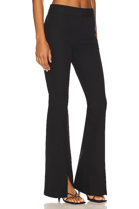 view 2 of 4 LE HIGH 앞면 플레어 분할 바지 in Noir