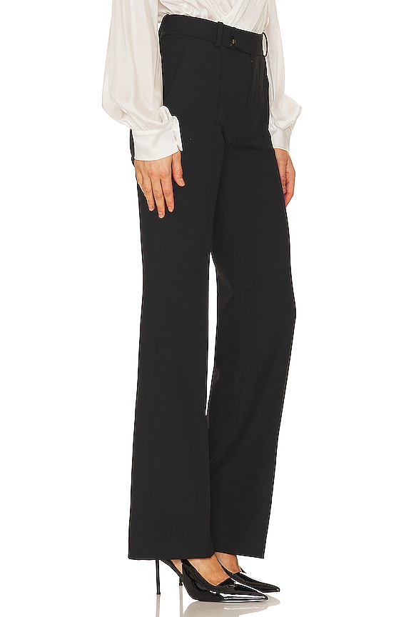 view 2 of 4 PANTALONES SLIM APILADOS in Black