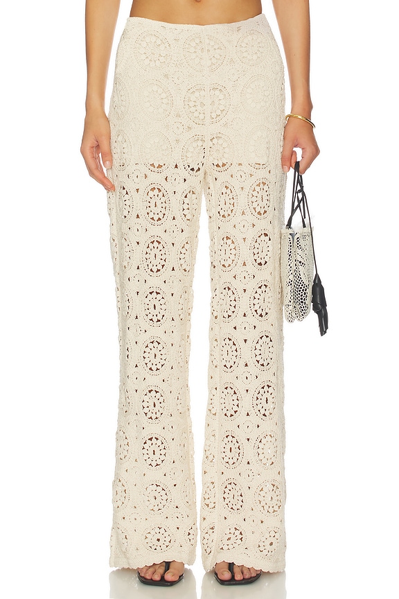 view 1 of 6 クロシェのパンツ in Cream