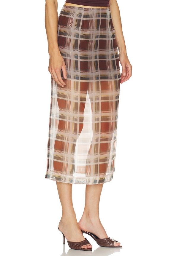 view 2 of 6 JUPE THE PLAID in Silver Peony Mult