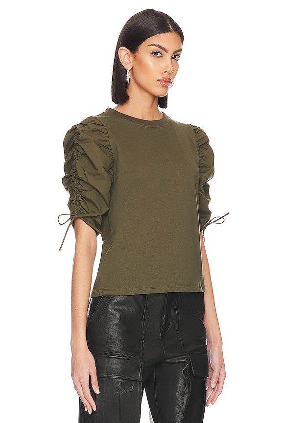 view 2 of 4 ТОП RUCHED TIE in Fatigue