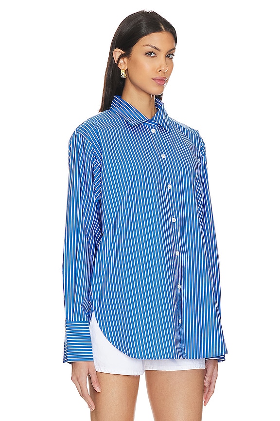 view 2 of 5 РУБАШКА OVERSIZED in Cornflower Multi