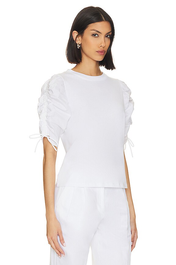 view 2 of 4 ФУТБОЛКА С ЗАВЯЗКОЙ in Blanc