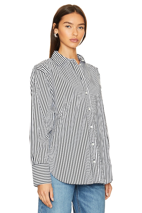 view 2 of 4 CHEMISE OVERSIZED in Blanc Multi