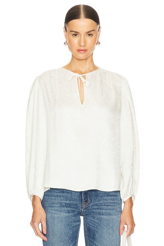 view 2 of 5 БЛУЗКА POPOVER in Cream