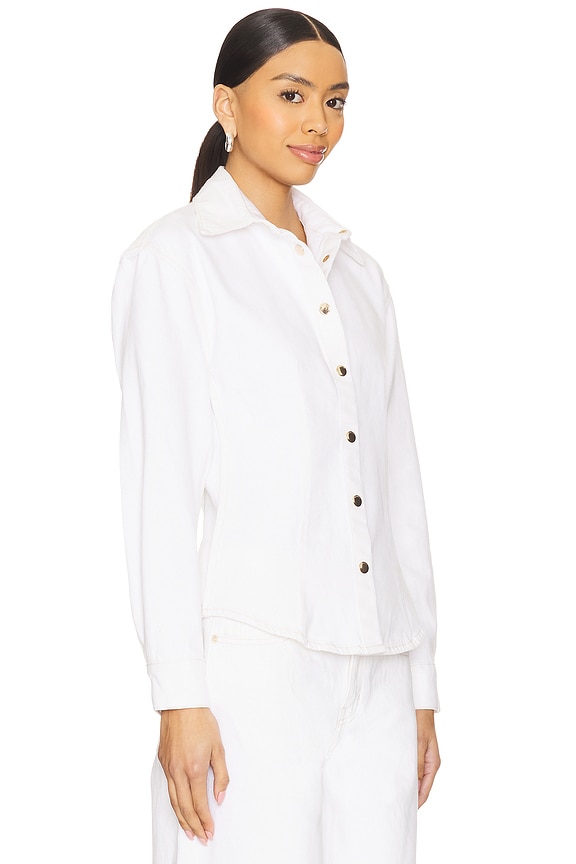 view 2 of 4 The Sculpted Shirt in Au Natural Clean