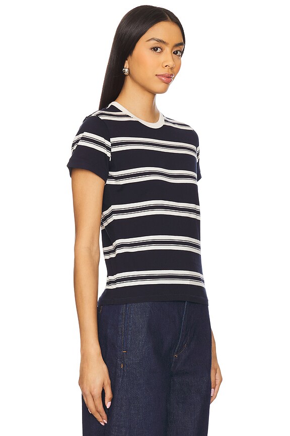 view 2 of 4 The Baby Tee in Navy Multi