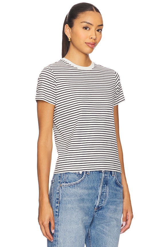 view 2 of 5 The Baby Tee in Navy Multi