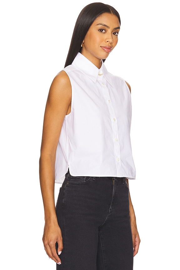 view 2 of 4 CHEMISE SANS MANCHES in White