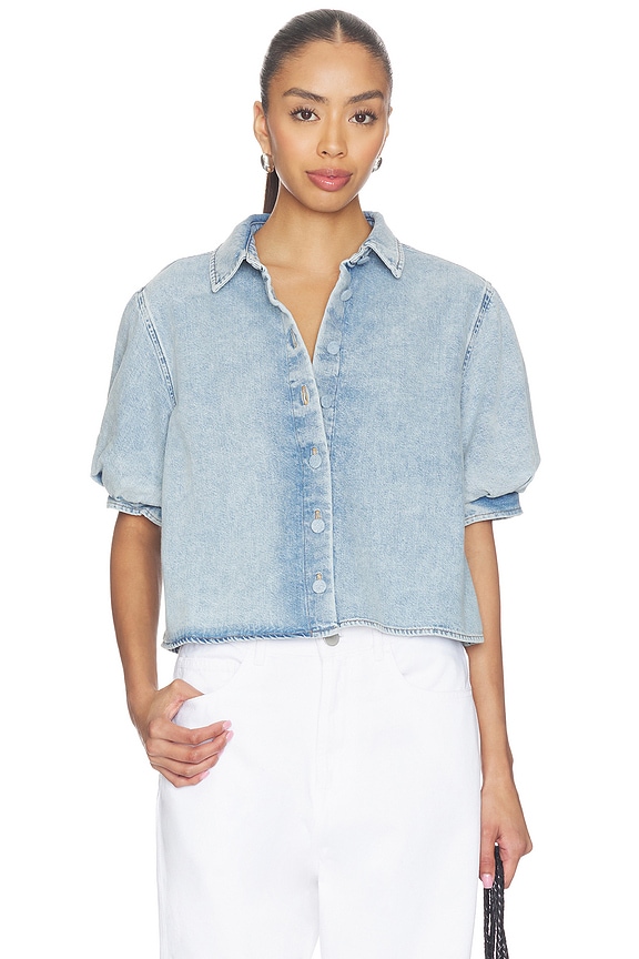 view 1 of 4 The Billow Sleeve Shirt in Puffin