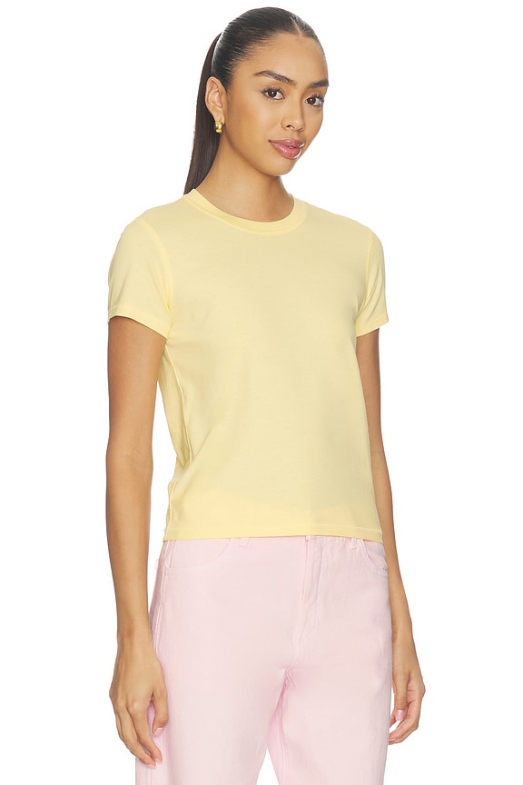 view 2 of 4 The Vintage Baby Tee in Lemon
