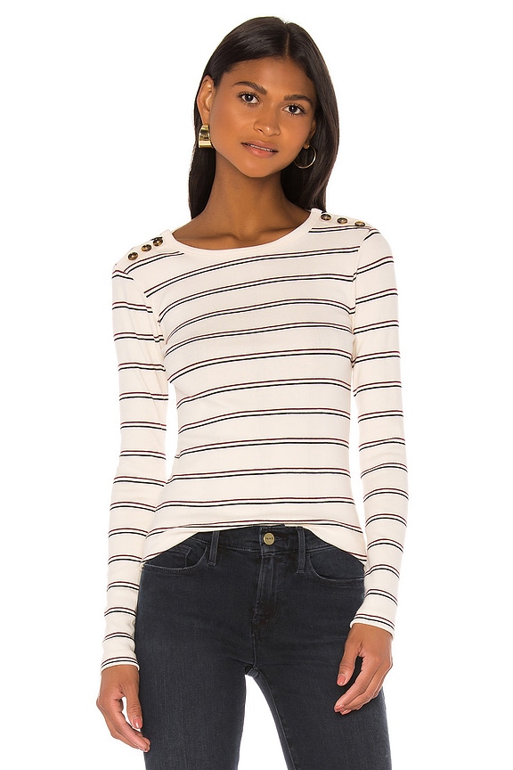 view 1 of 4 Edie Top in Eggshell Multi